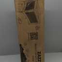 Dream On Me Zazzy Portable Playard with Bassinet - 360 Mesh Visibility, Quick Folding Travel Friendly Design, Carry Bag and Foldable Mattress Pad Included, Compact and Lightweight - Gray