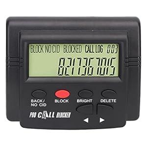 Call Blocker for Landline Phones, Caller ID Box Call Blocking Device with LCD Display - Stop Unwanted Calls, Robocalls, Spam, Telemarketers