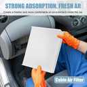 7C3Z-9601-A Engine Filter and FL3Z19N619A Cabin Air Filter Set Replacement for Ford F150 2015-2023, for Ford Expedition 2018-2024, for Ford Lobo 2016-2022, for Lincoln Navigator 2018-2024