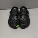 Crocs Unisex Adult Classic Clog (9 Women/7 Men, Black)