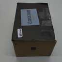 PERMO Set of 2 Classic Rustic Industrial Wall Sconce Lighting Fixture with Flared White Textile Lamp Shade and Black Tapered Column Stand, Hardwired, E26 Base