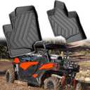 Floor Mats for 2021-2025 2026 Can-Am Commander 2018-2025 2026 Can-Am Maverick Sport Trail: DISUTOGO All Weather Floor Liners for Commander Maverick ATV UTV Accessories Front Row Slush Liners