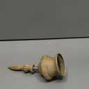 French Country Chandelier, Farmhouse 6-Lights Vintage Rustic Candle Style Chandelier Light Fixture, Retro Handmade Distressed Wood Chandelier for Dining Room, Living Room, Bedroom, E12 (Brown)