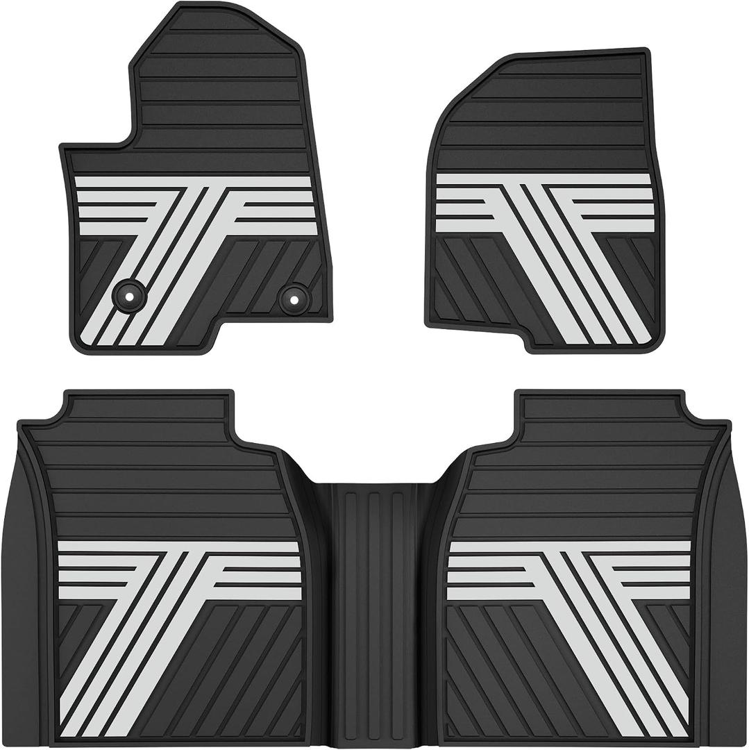 Multi-Color Floor Mats for Chevy Silverado GMC Sierra 2019-2026 Crew Cab