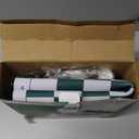 Juegoal 20" Portable Chess & Checkers Set, 2 in 1 Travel Board Games for Kids and Adults, Folding Roll up Chess Game Sets, Extra 26 Checker Pieces, Tournament Thick Mousepad Mat with Storage Bag