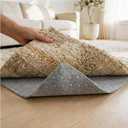 Felt Rug Pad with Gripper Dots, 8x10 Ft Non-Slip Rug Underpad with PVC Backing, 1/6" Thick Cushioned Carpet Pad Gripper for Hardwood Floors, Vinyl & Tile, Under Rug Padding Floor Protection