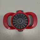 PrepWorks Dishwasher Safe Apple Slicer and Corer  16-Slice Thin Apple Cutter with Safety Cover (Red)
