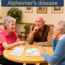 Matching The Domino Alzheimers for Elderly, Dementia Activities for Seniors, Activity Kits for Dementia Patients, Easy Memory for Seniors Men & Women Cognitive Craft Gifts