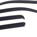 EGR 573511 Window Visors Full Set Truck Accessory with Smooth Smoke Finish, Compatible for Select 1999 to 2016 Ford Super Duty Models