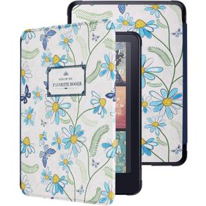 WALNEW Case for 7-inch Kindle Paperwhite 12th Gen 2024 and Colorsoft Signature Edition, Premium PU Leather Protective Cover for Kindle Paperwhite, Auto Wake/Sleep
