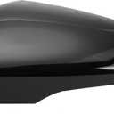 X AUTOHAUX Car Rear View Left Driver Side Mirror Cover Cap Replacement Gloss Black for Ford Fusion 2013-2019 Fits W/Turn Signal Models Mirror Guard Covers Exterior Decoration Trims