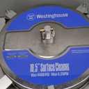 Westinghouse Universal 16.5 Pressure Washer Surface Cleaner Attachment - Stainless Steel - 4400 Max PSI, 1/4 Connector - for Gas and Electric Pressure Washers
