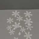 Bucherry 12 Pcs Wooden Snowflake Table Decor 3D Snowflake Tabletop Signs and Centerpiece for Christmas Xmas Winter Wonderland Decorations Home Party(White)