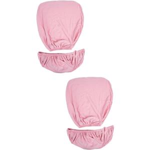 2sets Stretch Office Chair Covers Slipcover for Computer Chairs Removable Elastic Design Split Back Seat for Home Office Use