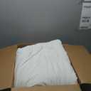 Litanika White Comforter King Size, 3 Pieces Lightweight Solid Bedding Comforter Set, All Season Fluffy Bed Set (104x90In Comforter & 2 Pillowcases)