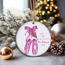 Dancing Dance Lover Christmas Ornament, 2025 Christmas Keepsake Gifts for Ballerina Teacher 2025 (T3)