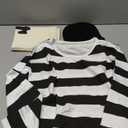 ComfyKit 5PCS Kids Robber Costume Set,Bank Burglar Costume Shirt with Accessories,Halloween Robber Cosplay Outfits for Boys Girls Size Large