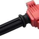 TRQ Ignition Kit Ignition Coil Spark Plugs Compatible with 12-19 Ford 13-17 Jaguar 12-17 Land Rover