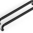 Goo-Ki 6 Pack 6-1/4 Inch 160mm Hole Center Cabinet Pulls Matte Black Zinc Alloy Kitchen Drawer Pulls Drawer Handles 6.7 Inch Length 2201-B-160
