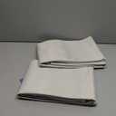 100% Blackout Shield Linen Blackout Curtains for Bedroom 80 Inches Long, Back Tab/Rod Pocket Living Room Drapes, Thermal Insulated Blackout Curtains 2 Panels Set, 50" W x 80" L, Beige