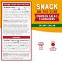 Bumble Bee Snack On The Run Creamy Caesar Chicken Salad with Crackers Kit - Ready to Eat Protein Snack Pack - 10g Protein per Box (EXP 09/30/26)