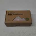 KeaBabies Baby Wrap Carrier - All in 1 Original Baby Carrier Newborn to Toddler Sling, Easy to Wear, Hands Free Bonding, Lightweight, Breathable Infant Wraps (Stone Gray)