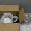 GANIZA Food Processors, Electric Food Chopper with Meat Grinder & Vegetable Chopper - 2 Bowls (8 Cup+8 Cup) with Powerful 450W Copper Motor - Includes 2 Sets of Bi-Level Blades for Fruits/Meat/Nuts (Black)