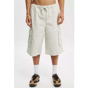 White Shorts with Elastic (White, Medium)