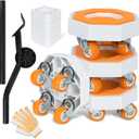 Furniture Dolly, Furniture Movers Sliders with 360 Rotatable Rubber Universal Wheels, Furniture Lifter Mover Tool Set for Moving Sofa, Refrigerator, Bed, Cabinet (Max Load 880 lbs)