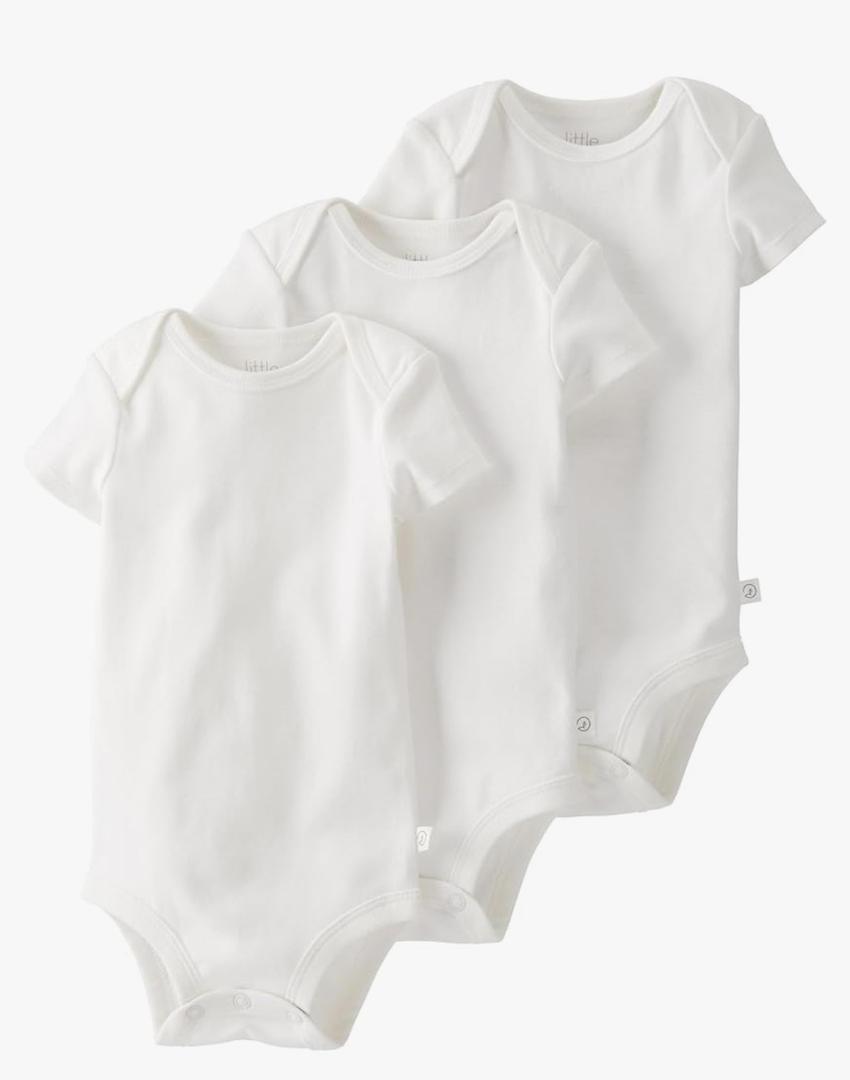 Little Planet by Carter's Unisex-baby Short Sleeve Bodysuits Made With Organic Cotton, 0-3 Months