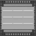 5 Pack 1U Venting Blank Panel - Steel Blank Rack Mount Panel Spacer for 19in Server Rack Cabinet or Enclosure, Black (1UVBP5PC), 1.73 inches x 19 inches x 0.39 inches