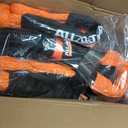 ALL-TOP Kinetic Recovery Rope Kit w/ 2 Soft Shackles, 83000Lbs, 1.5in x 30ft, Heavy Duty 30+% Elasticity, 27600Lbs Work Load Limit for 4x4 Offroad Vehicle(Black)