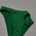 ZAFUL Women Strapless High Cut Bandeau Bikini Lace Up 2 Pieces Swimwear (Medium, 10-deep Green)