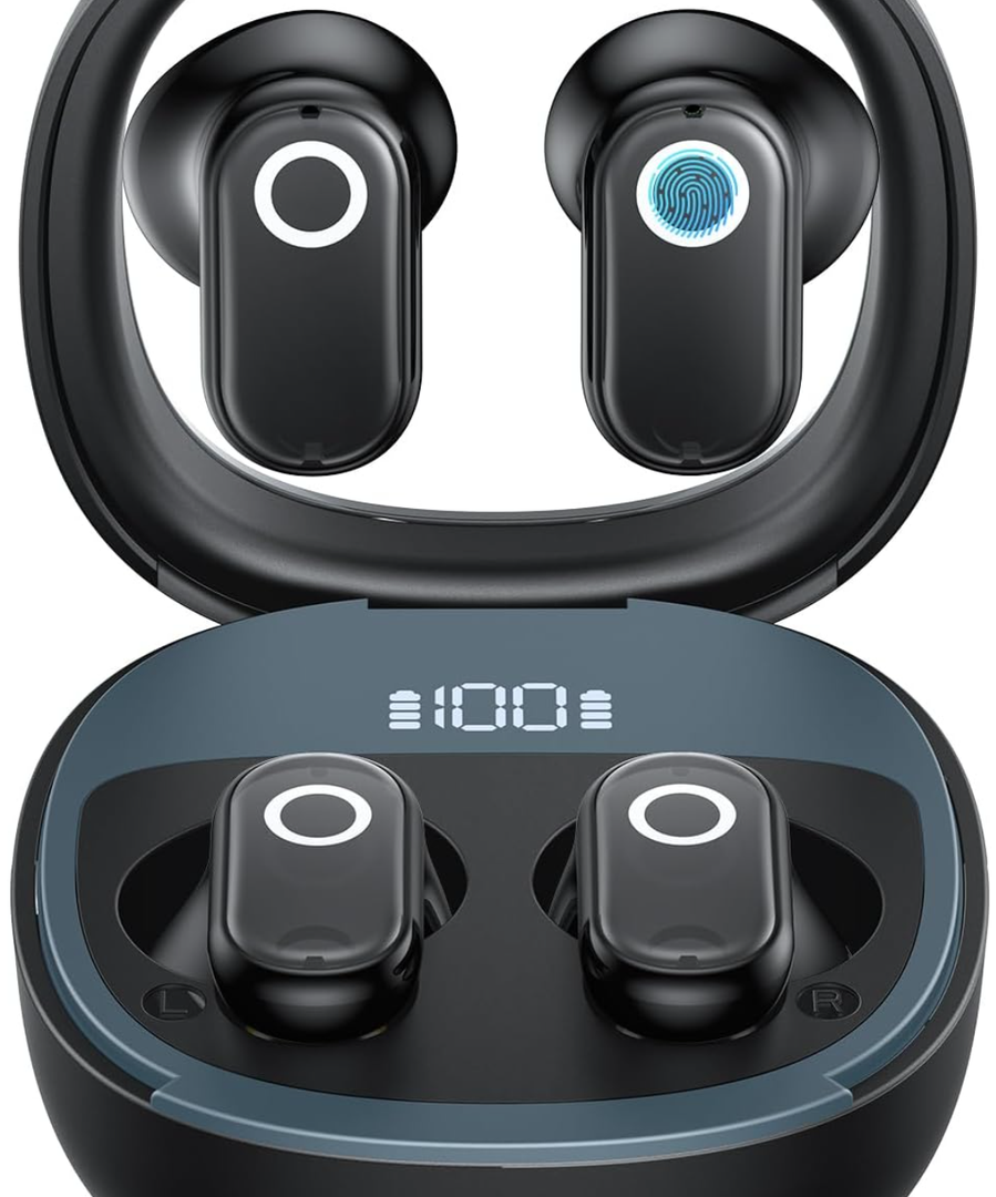 Hastraith AI Translation Earbuds Real Time, 139 Language Translator Earbuds TWS 3-in-1 Translation Headphones, Translation Device for Travel Business Learning Compatible with iOS and Android, Black