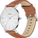 BUREI Men Watches Fashion Minimalist Analog Calendar Quartz Waterproof Watches for Men Women Student.