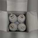 Lightinginside E12 Smart Light Bulbs 60W Equiv., Work with Alexa/Google Home/SmartLife, 500LM 6W RGBCW Candle Candelabra LED Light Bulbs, No Hub Required, 2.4G WiFi Bluetooth Bulb, ETL Listed, 4PCS (Multicolor)