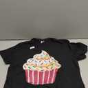 Cupcake Shirt Adult Men Women Kids Cupcake Costume T-Shirt, Black 