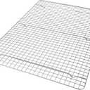 USA Pan X-Large Bakeable Nonstick Cooling Rack, XL, Stainless (XL Sheet Cooling Rack)