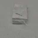 100 Pcs Disco Party Cocktail Napkins with Silver Foil Guest Towel Paper Disposable 70s 80s 90s Party Supplies Cocktail Napkins for Wedding Birthday Graduation 3 Ply 4 x 8 in(White Background)
