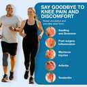UFlex Athletics Knee Brace for Men and Women Knee Compression Sleeve Support for Arthritis Joint Pain Relief, Workout, Swelling, Sports, Circulation, Running, Recovery Support for ACL & Meniscus Tear