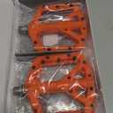 FIFTY-FIFTY Mountain Bike Pedals, Non-Slip and Aluminum Alloy Bicycle Flat Pedals, 9/16" Sealed Bearing, Lightweight and Wide Platform for All Mountain, Enduro, Downhill, E-Bike, MTB