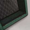 Kingsyard Metal Mesh Bird Feeder for Outdoors Hanging, Finch Feeder for Nyjer/Thistle, Sliding Mesh & Built-in Perch, Recycled Plastic, Green