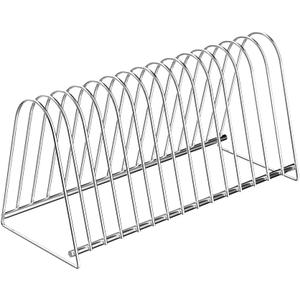 Vinyl Record Stand Storage Holder for 12" LP 7" EP Vinyl Records Drying Table Record Stand Stainless for 15 pcs Records