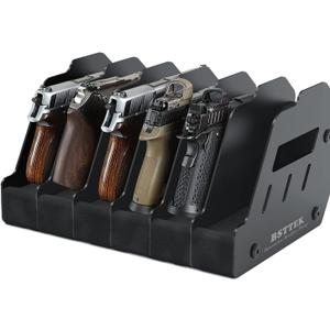Foam Pistol Rack for Gun Safe | Gun Cabinet Accessories | Storage Organizer Revolver Firearm Handgun Rack Stand Display Holder