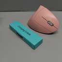 Lekvey Ergonomic Mouse, Vertical Wireless Mouse, Rechargeable 2.4 GHz USB Optical Carpal Tunnel Mice : 800/1200 / 1600 DPI, 6 Buttons, for Laptop, PC, Mac, Computer, Desktop, Notebook etc, Pink