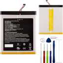 Replacement Battery 58-000377 Compatible with HD 10 (11th Gen) T76N2B &Fire HD 10 Plus T76N2P with Tools