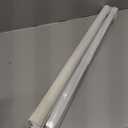 LazBlinds No Drill Zebra Blinds for Windows 30" W x 72" H, White