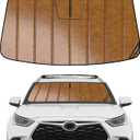 Windshield Sun Shade for Toyota Highlander & Highlander Hybrid 2020-2026 (NOT Grand Highlander), Custom Fit, 5th-Gen Cooling Design