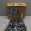 Broom and Dustpan Set for Home, Office, Indoor&Outdoor Sweeping, Stand Up Broom and Dustpan (Black&Gray)