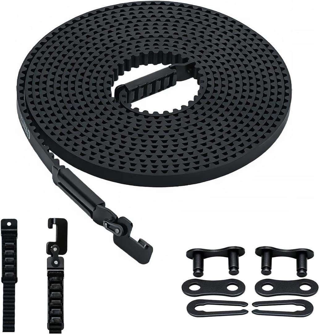 41A5250-1 Garage Door Opener Drive Belt Replacement for 8ft High Garage Doors Compatible with Chamberlain Liftmaster Sentex Wisper (261" Polyurethane Belt)